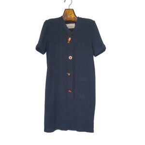 Black Steve Frabrikant / Saks Wool Dress Size small